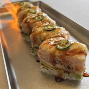 Signature Salmon Aburi (8pcs)