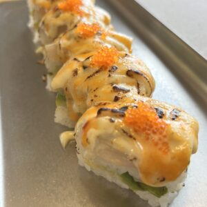 Golden Big Scallop Aburi (8pcs)