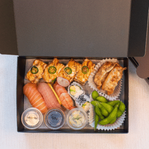 Mou bento box with miso soup